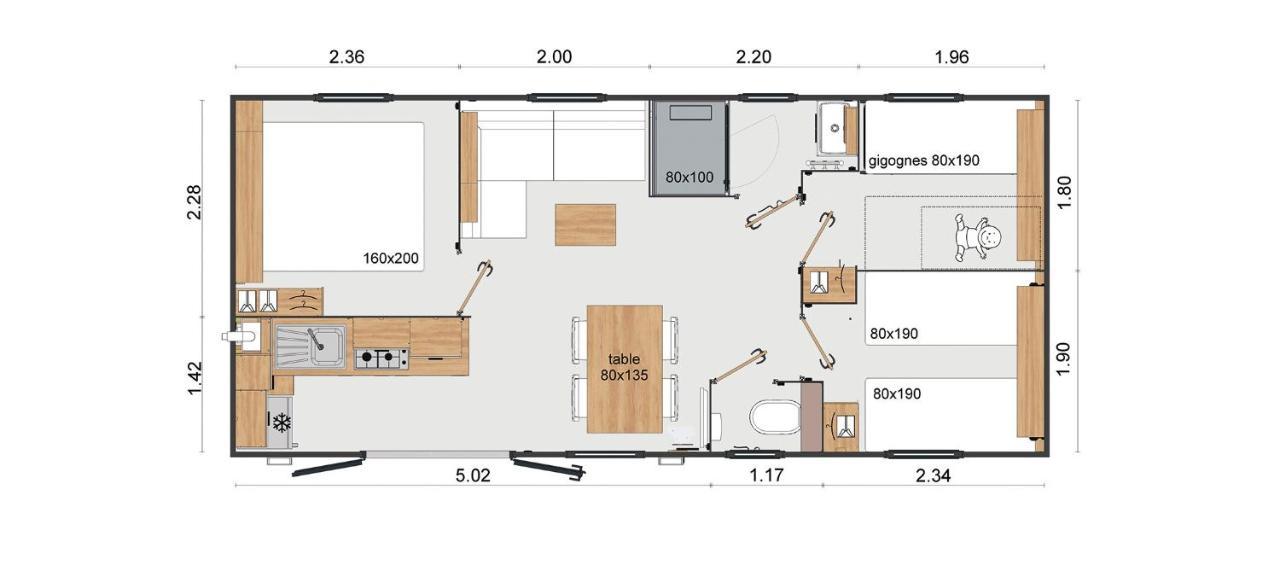 Camping L'Oso Porto-Vecchio  Exteriör bild